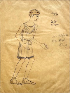Costume Design for Androcles and the Lion -  Albert Rutherston, 1913