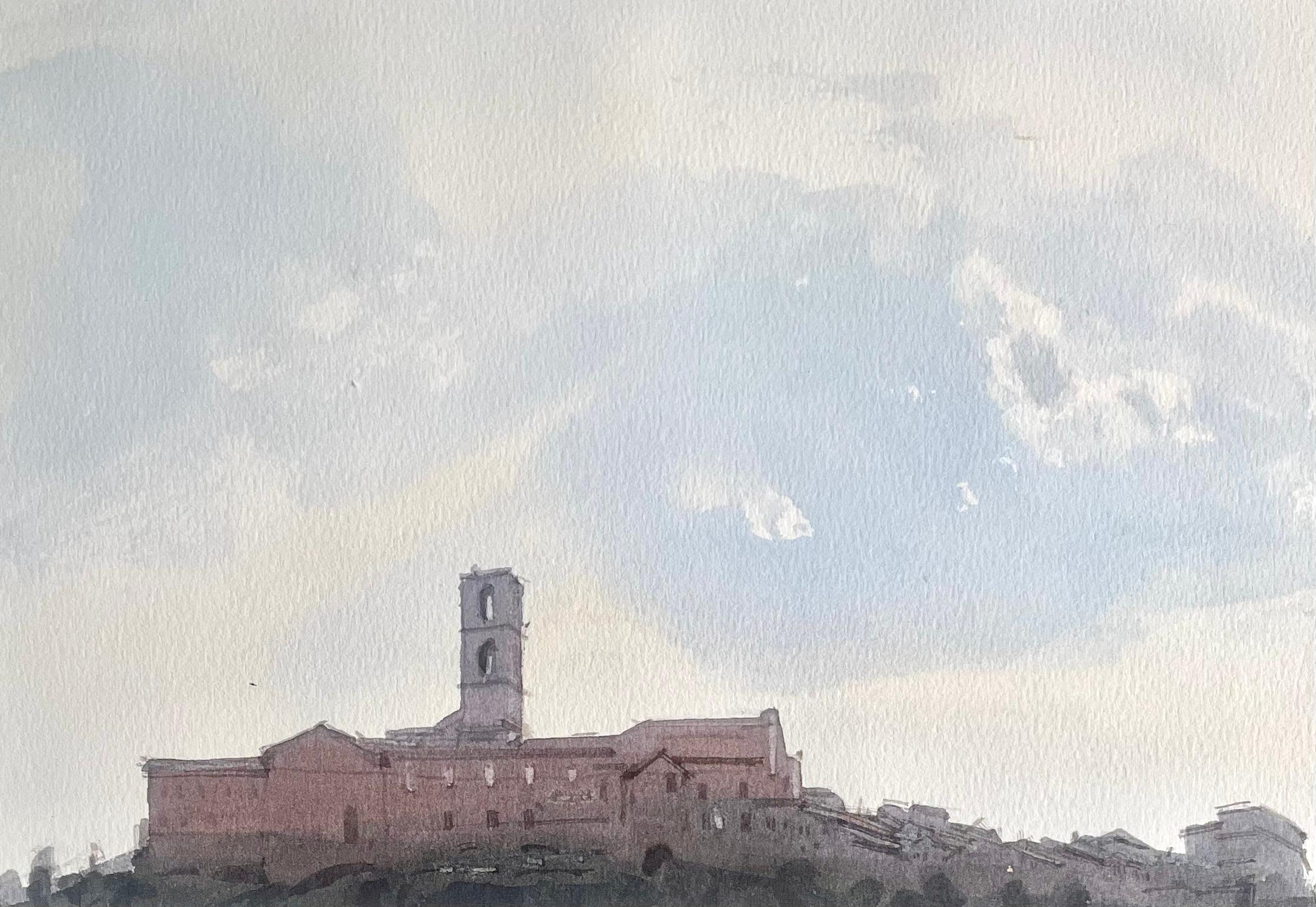 JOHN NEWBERRYS
(Nato nel 1934)

San Domenico, Perugia

Firmata, iscritta con titolo e datata 1985 sull'etichetta dell'artista attaccata al retro.
Acquerello
Incorniciato

17 per 25,5 cm, 6 ¾ per 10 pollici.
(dimensioni della cornice 36 x 43 cm, 14 ¼