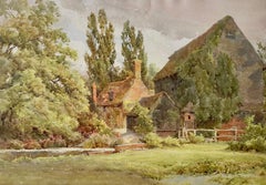 Joseph Arthur Powell - Early 20th Century British Watercolour of a Watermill
