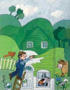 Andre Amstutz - Blending into the Landscape - 1970er Jahre Britische Illustration