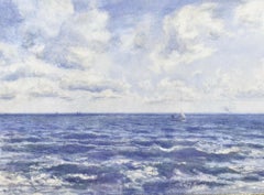 Henry Moore - Acuarela marina británica de finales del siglo XIX