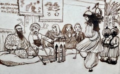 Dibujos y acuarelas de los años 1870