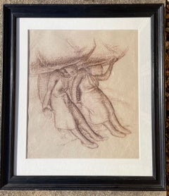 Heavy Burdens - Modern British Drawing by Robert Sargent Austin