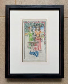 Fruit Gatherers - 1930s Design for a mural by Harry Carleton Attwood