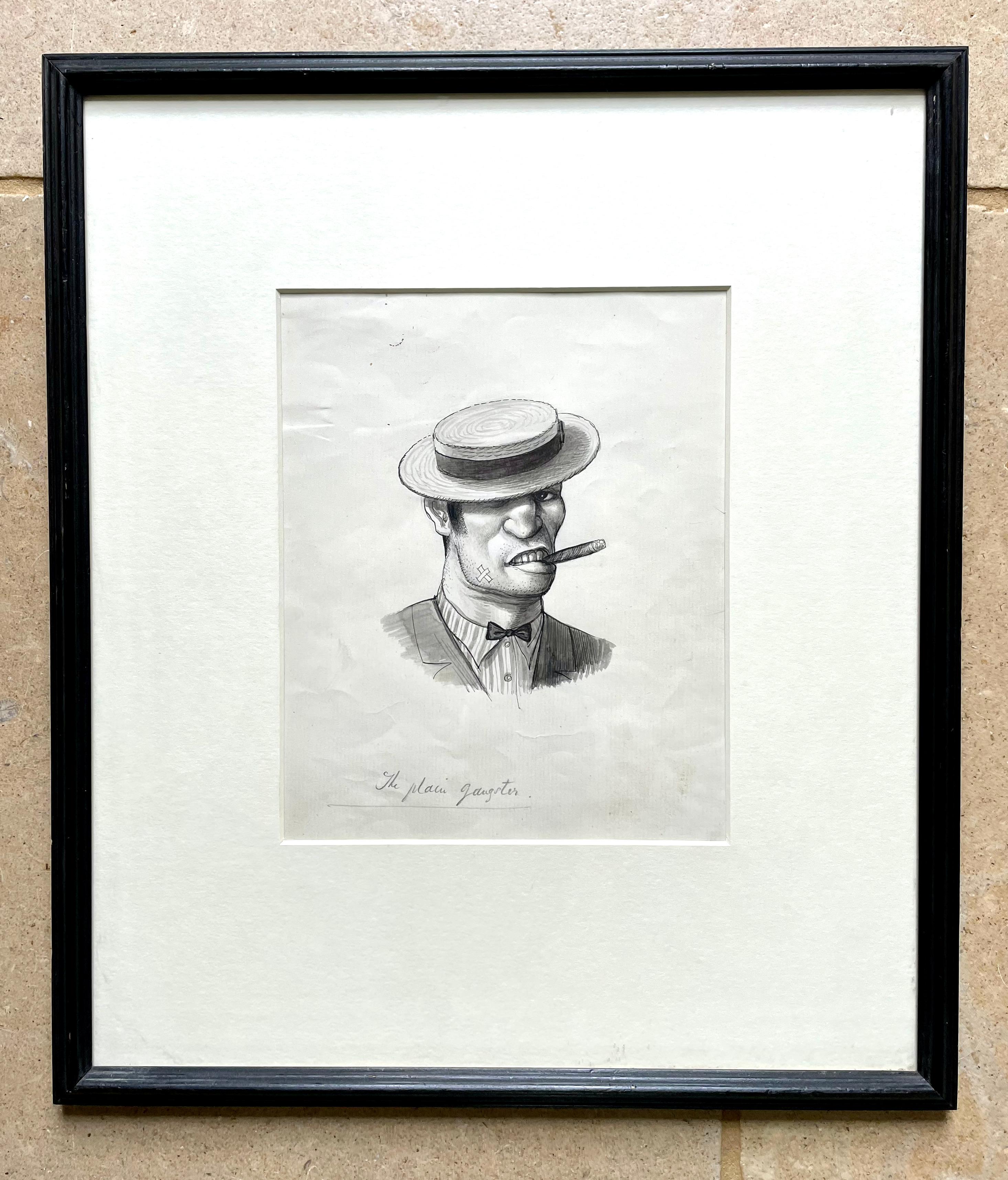 REX JOHN WHISTLER
(British 1905-1944)

The Plain Gangster

Inscribed with title
Pen, brush and ink
Framed

20 by 16.5 cm., 8 by 10 ½ in.
(frame size 39 by 34 cm., 15 ¼ by 13 ¼ in.)

Provenance:
The Shell Mex and BT Advertising Collection;
Sotheby’s,