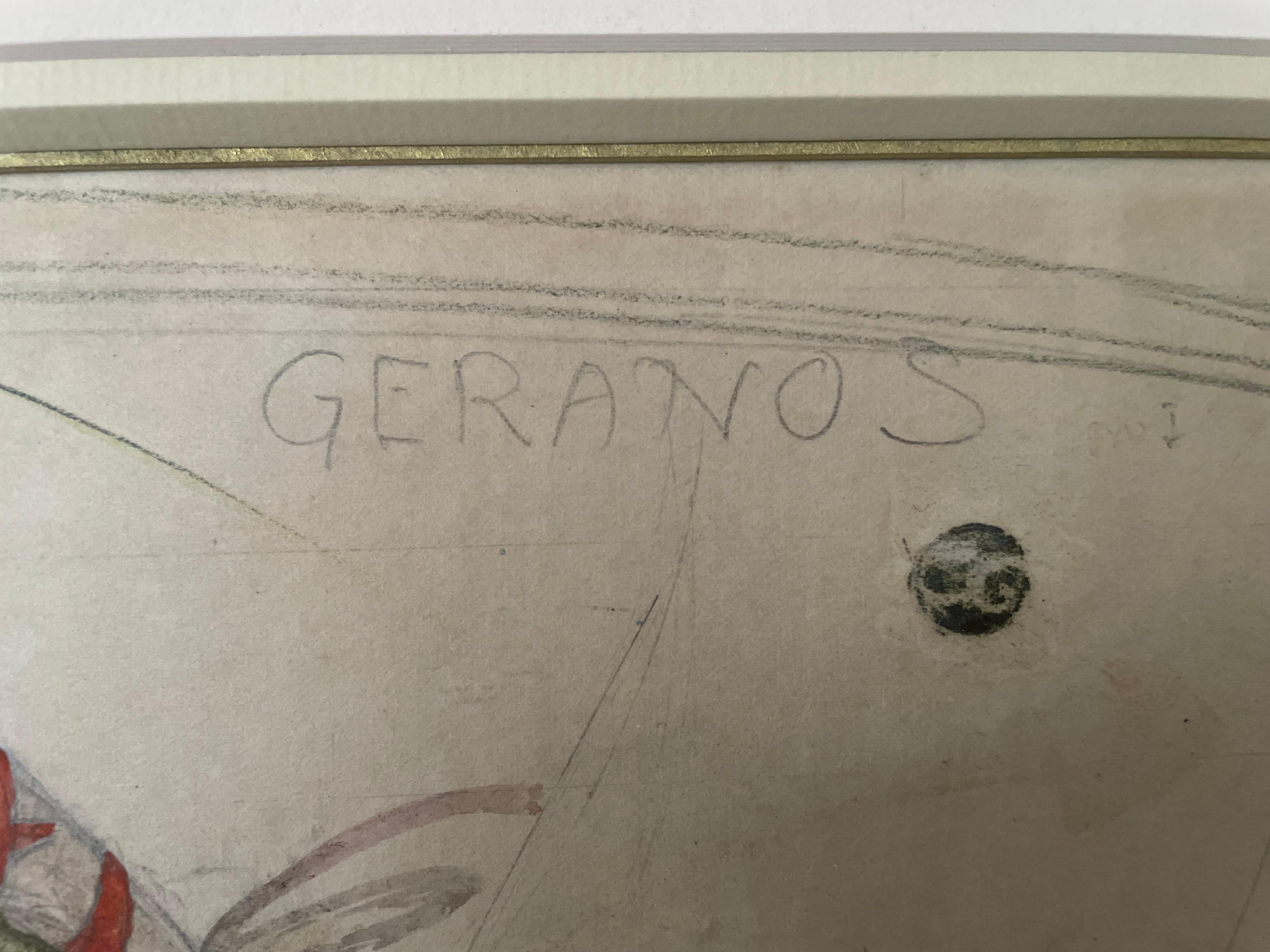 MAXWELL ARMFIELD, RWS.
(Britisch 1882-1972)

Kostümdesign für Geranos

Signiert l.l.: MAXWELL ARMFIELD, beschriftet u.l.: Kostüm, PHEONIX CEREMONY/ IAN (?) VALO als DAVID, und weiter beschriftet u.r.: GERANOS
Aquarell und Bleistift
Gerahmt

37,5 x