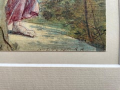 William Edward Frost, disegno classico britannico ad acquerello di Eco del XIX secolo