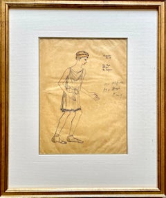 Costume Design for Androcles and the Lion -  Albert Rutherston, 1913