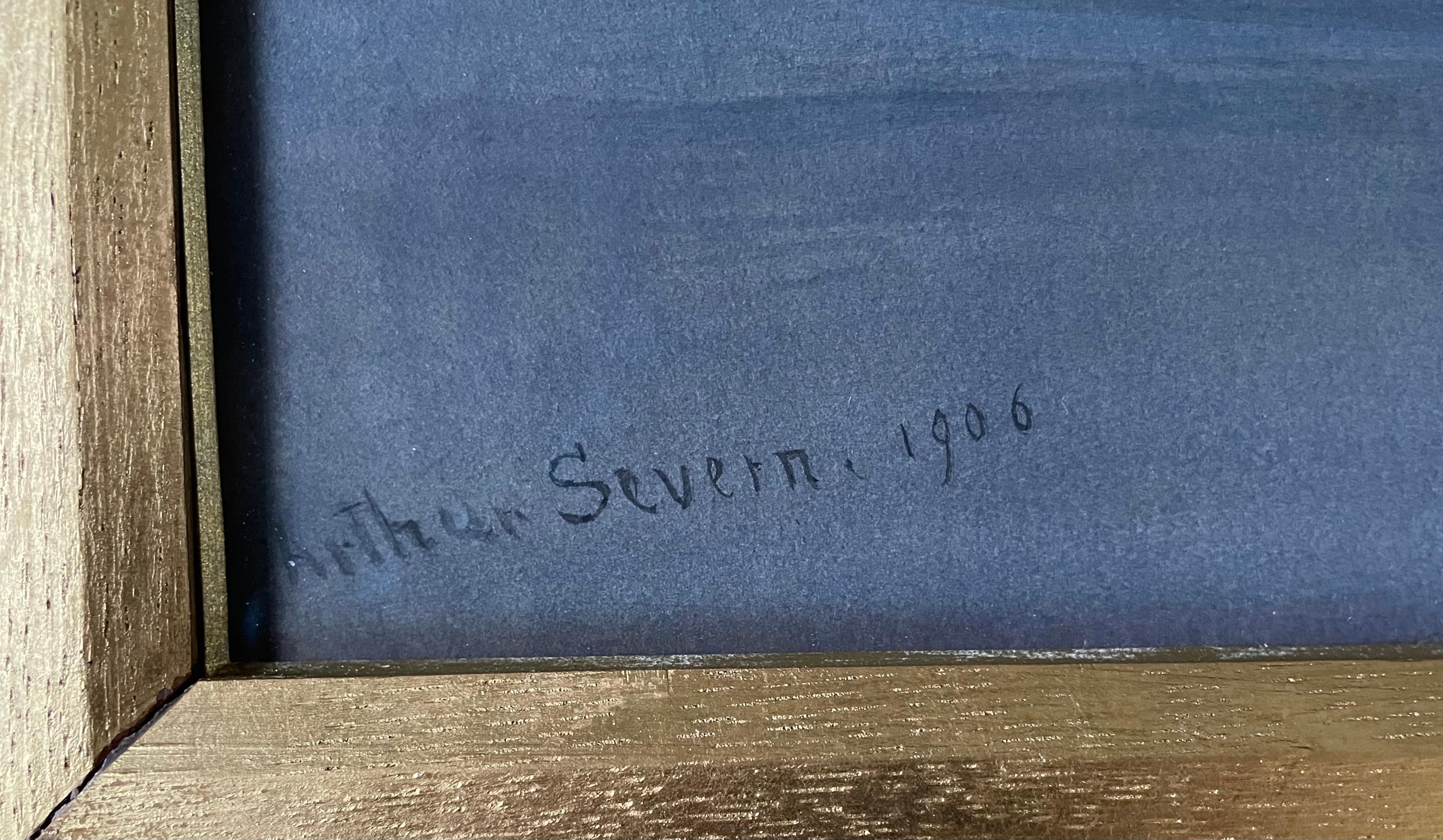 Arthur Severn - Walna Scar - Acuarela de paisaje británico del siglo XIX en venta 2