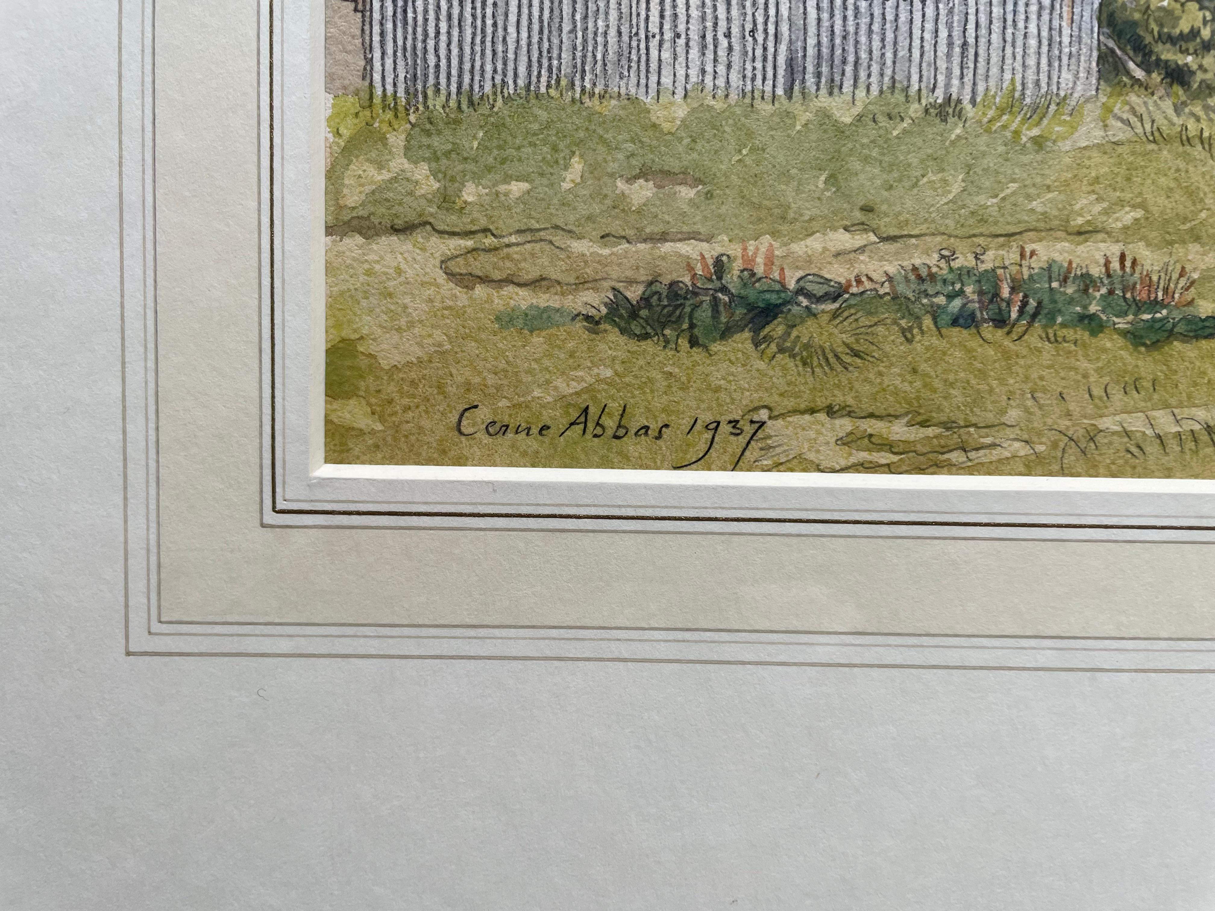 RANDOLPH SCHWABE, RWS, NEAC
 (1885-1948)

Chickens, Cerne Abbas

Inscribed Cerne Abbas and dated 1937
Watercolour and pen and ink over traces of pencil

26 by 38.5 cm., 10 ¼ by 15 ¼  in.
(frame size 57 by 75 cm., 22 ½  by 29 ½