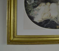 Cupid Sleeping - 18th Century British watercolour by Richard Westall RA