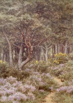 Helen Allingham – „The Edge of the Heath“ – Britisches Aquarell