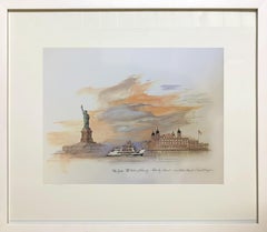 Retro NY- Statue of Liberty