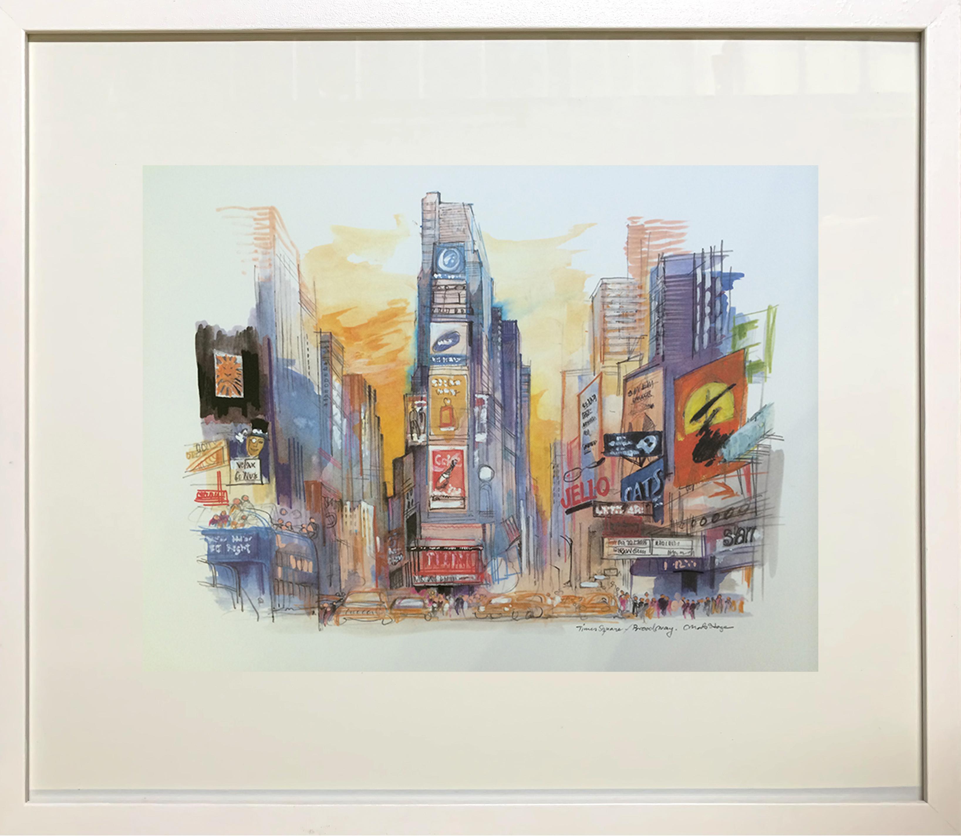 Mads Stage  Landscape Art - NYC- Times Square