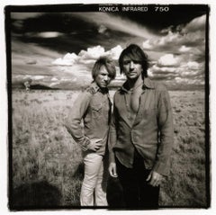 Jon Bon Jovi and Richie Sambora at the VLA, New Mexico, 2002