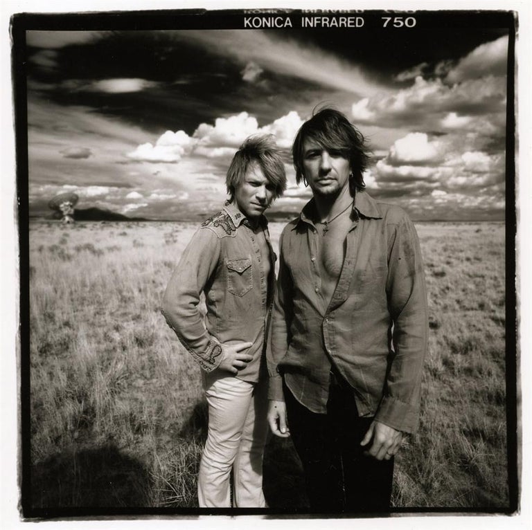 Sam Erickson Jon Bon Jovi and Richie Sambora at the VLA, New Mexico, 2002 For Sale at 1stDibs