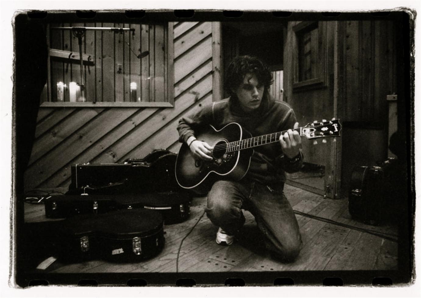 Sam Erickson Black and White Photograph - John Mayer, Avatar Acoustic