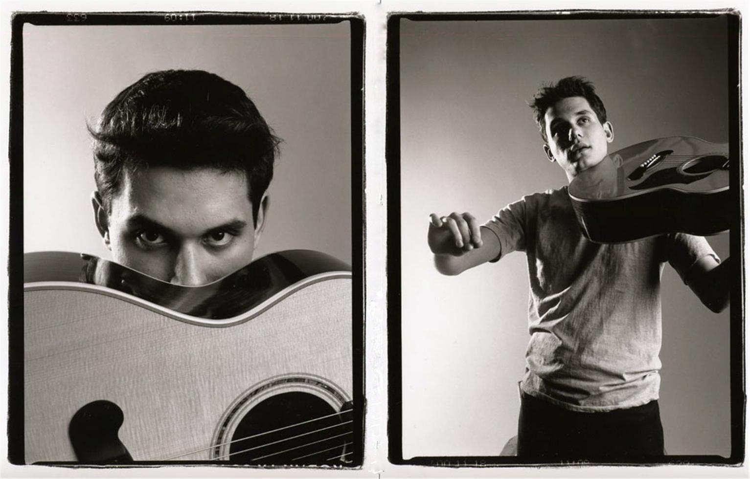 Sam Erickson Portrait Photograph - John Mayer, diptych 2000