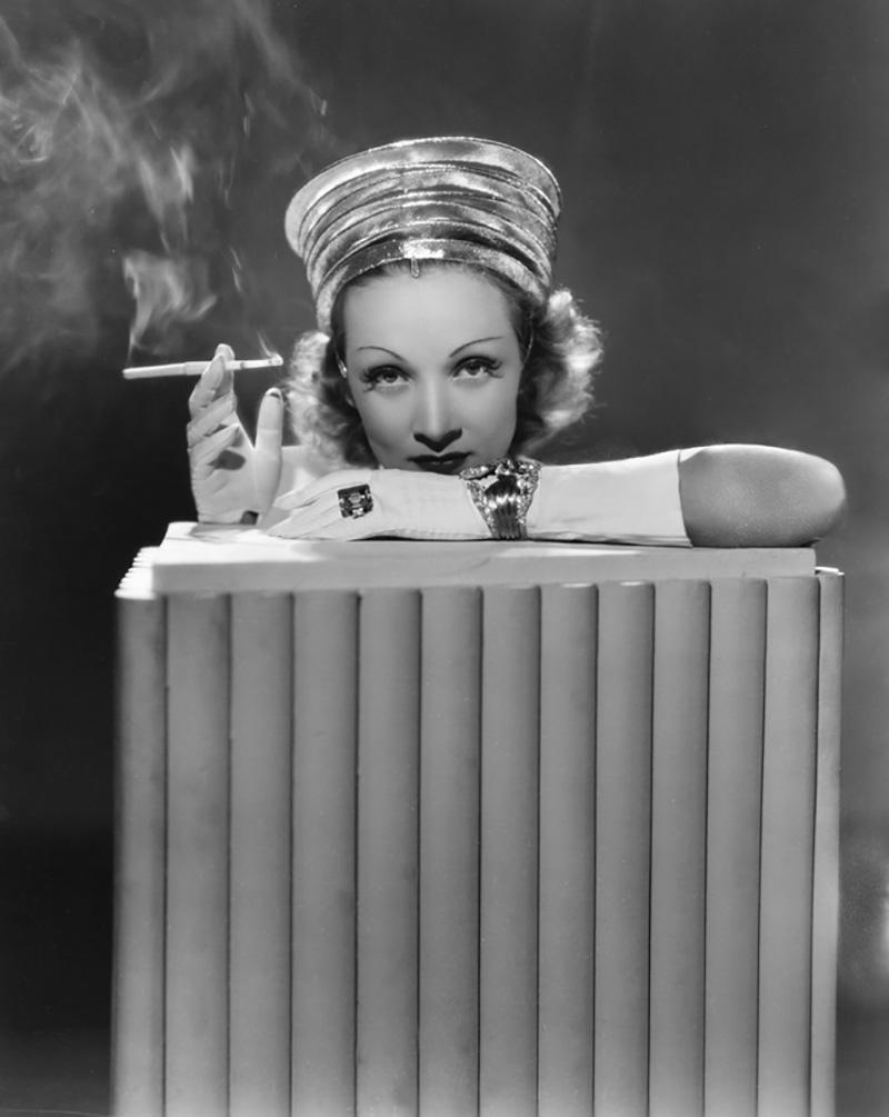 Unknown Black and White Photograph - Marlene Dietrich circa 1943 **I.V.