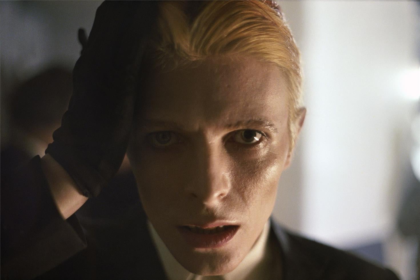 Geoff MacCormack Color Photograph - David Bowie, The Man Who Fell to Earth, 1975