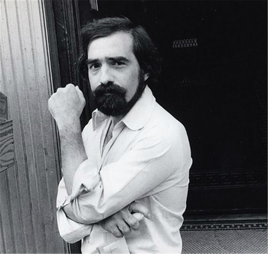 David Godlis Black and White Photograph - Martin Scorsese, Filming Raging Bull, NYC, 1979