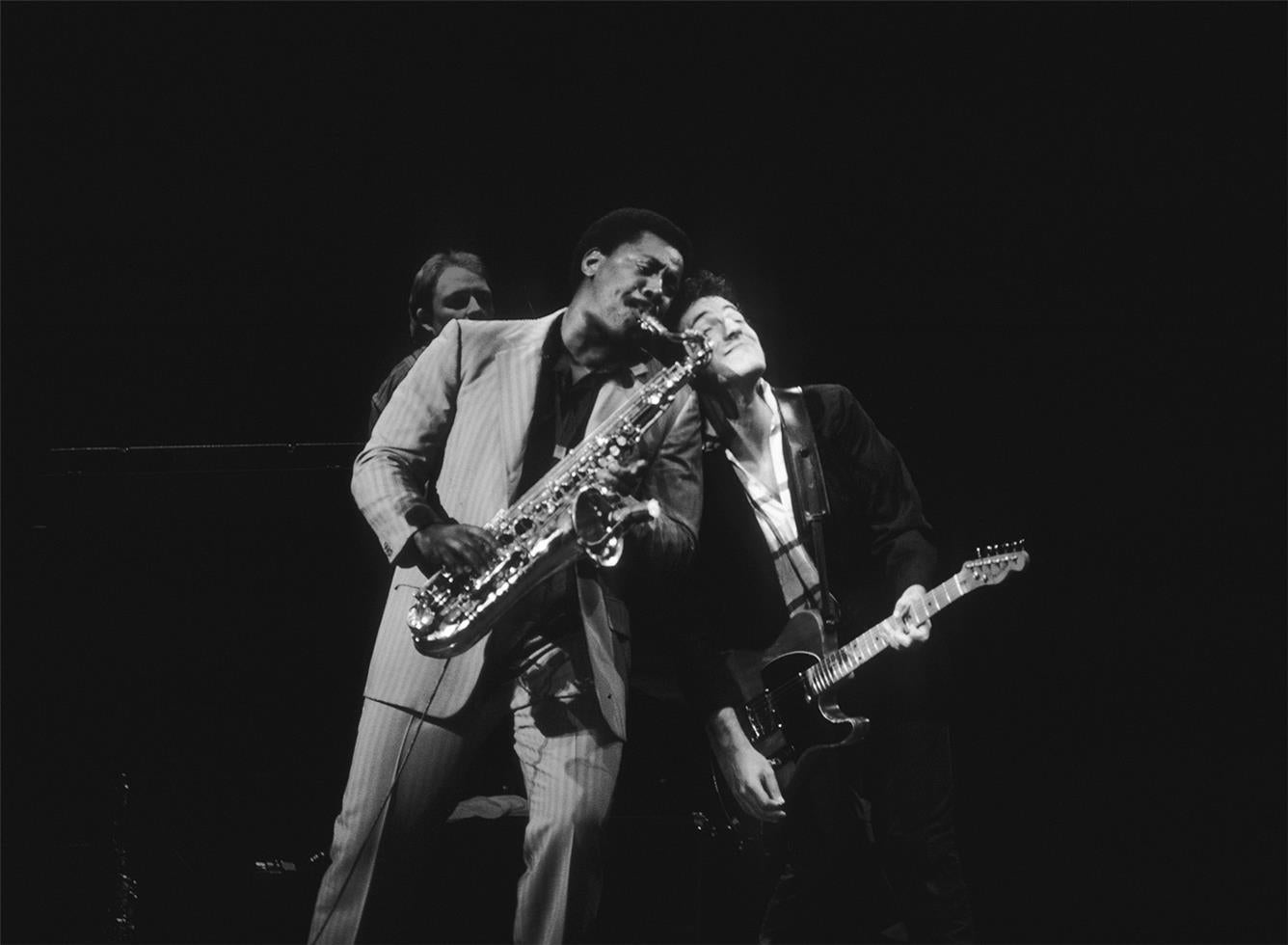  Charlyn Zlotnik Black and White Photograph - Clarence Clemons and Bruce Springsteen, E Street Band