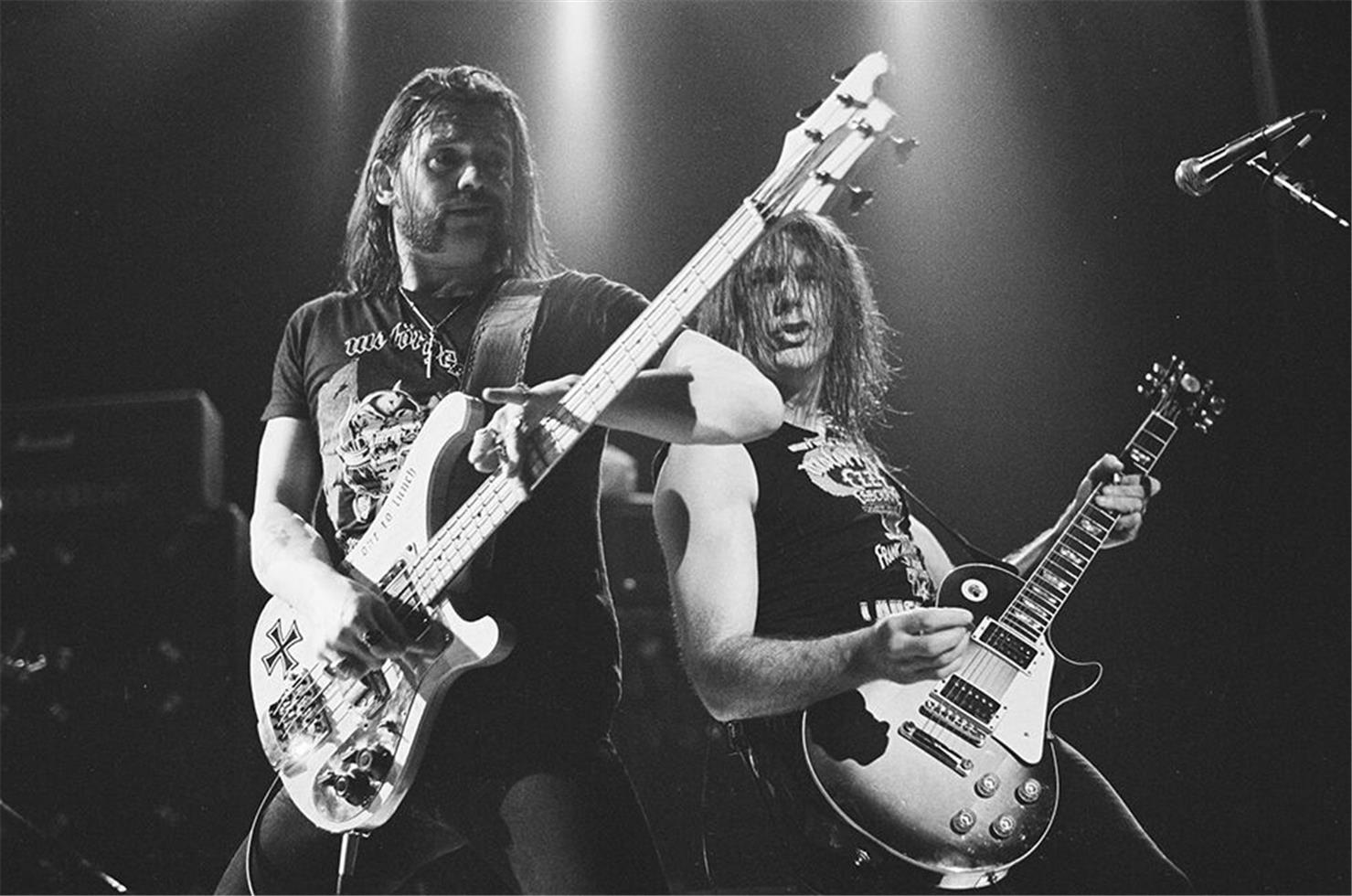 JJ Gonson Black and White Photograph - Motörhead, Boston, MA, 1988