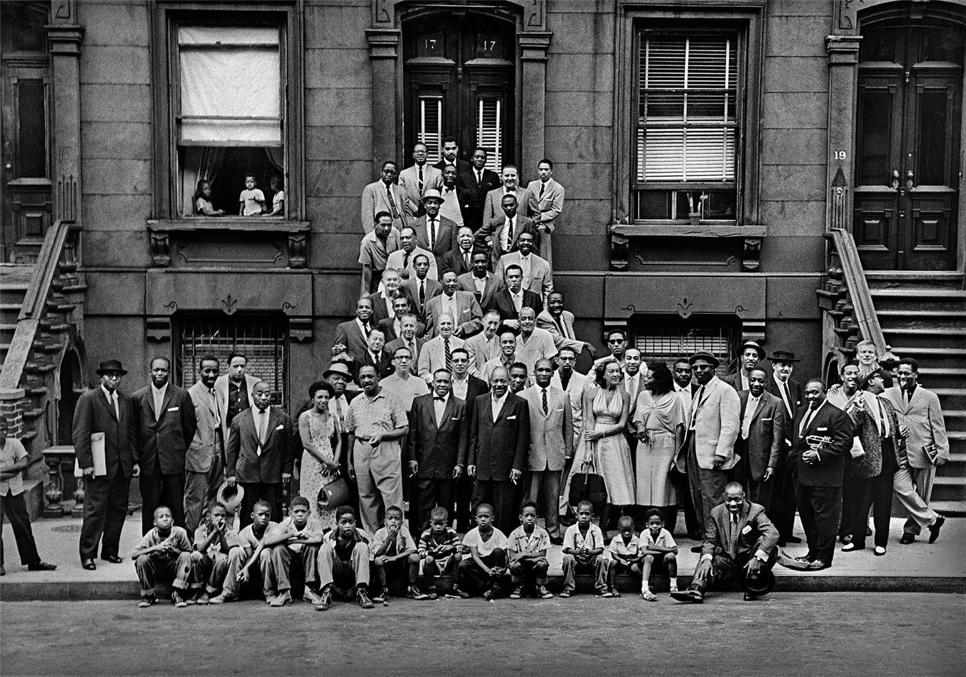 Art Kane Portrait Photograph - A Great Day in Harlem, 1958