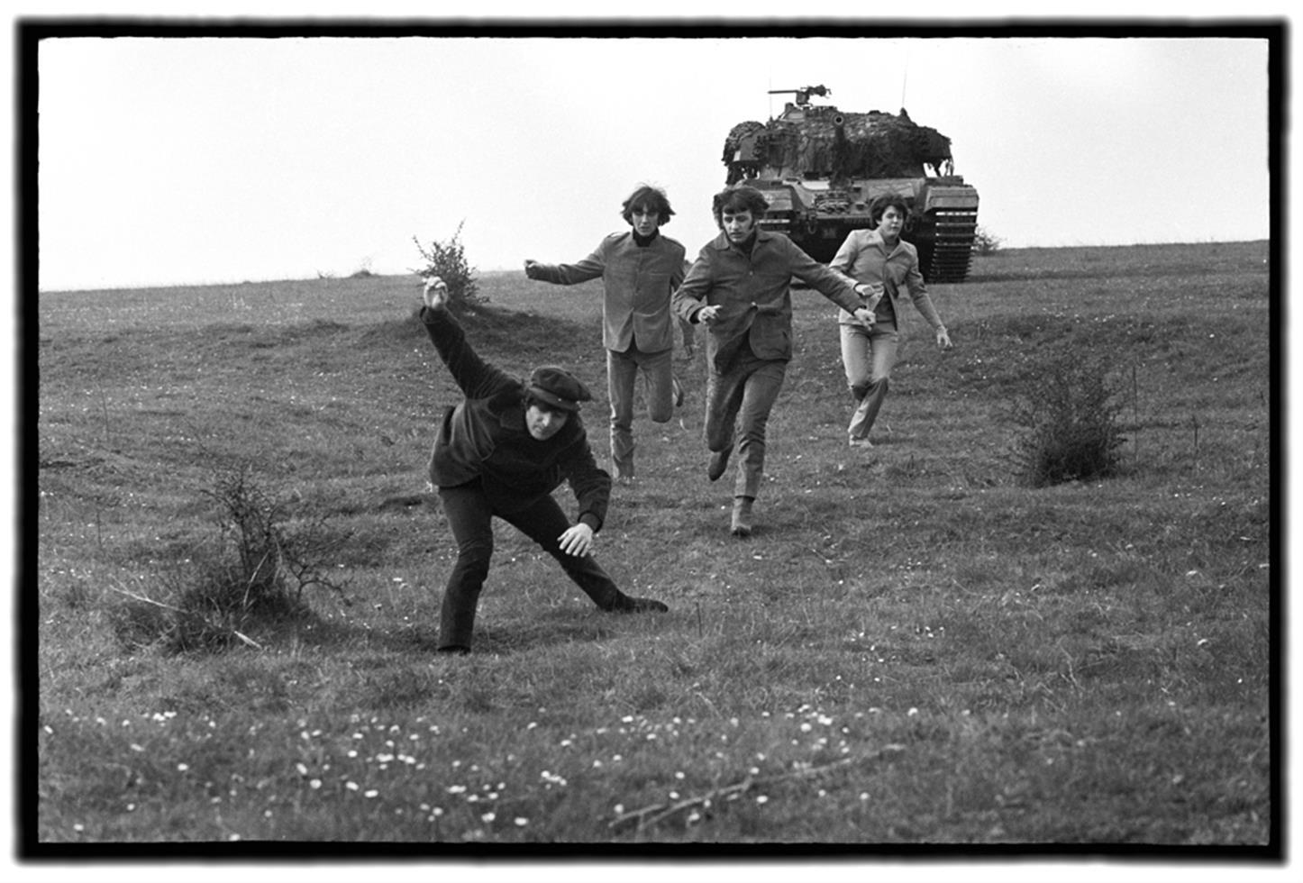 Emilio Lari Black and White Photograph - The Beatles