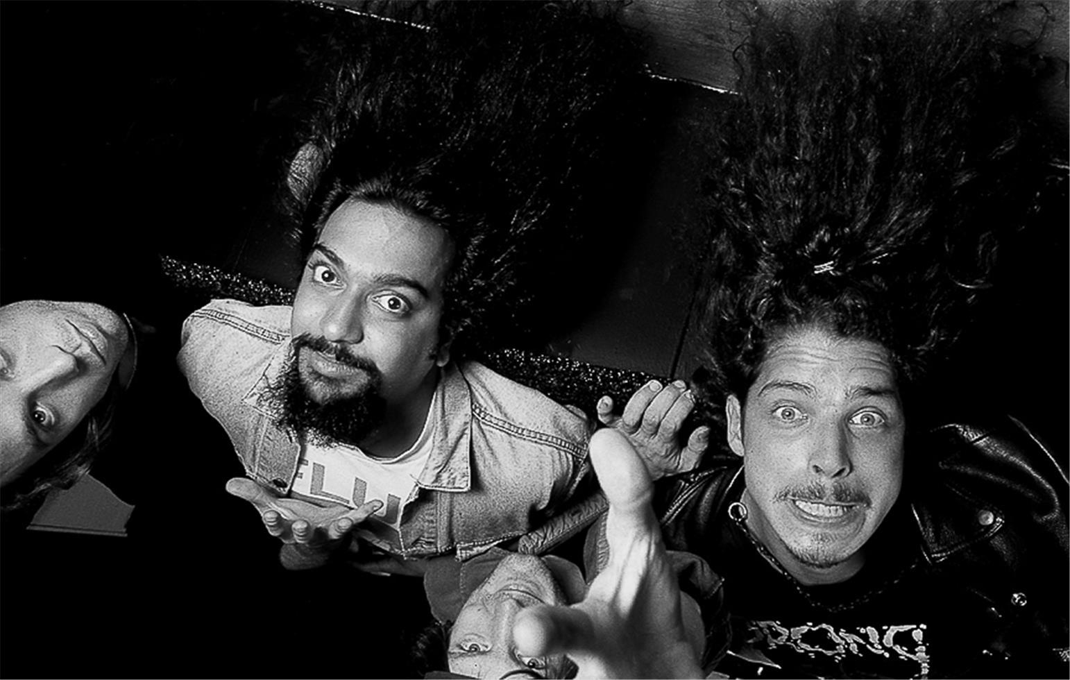 Karen Mason-Blair Black and White Photograph - Soundgarden, 1990