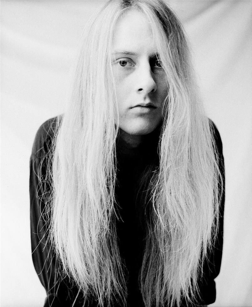 Karen Mason-Blair Black and White Photograph - Jerry Cantrell, Alice In Chains, 1990