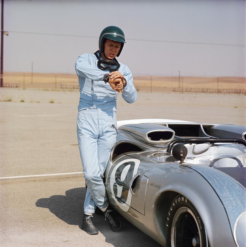 Unknown Color Photograph - Steve McQueen, Riverside, CA, 1966