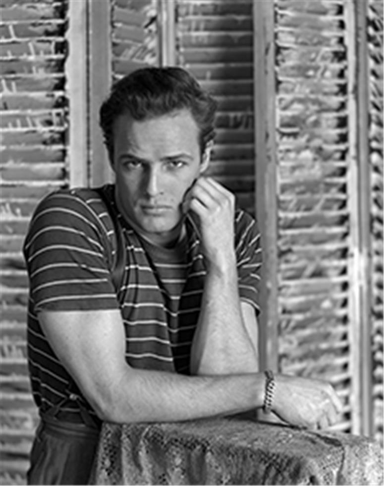 Serge Balkin Black and White Photograph - Marlon Brando