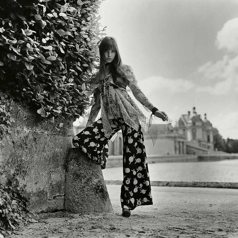 Patrick Lichfield Black and White Photograph - Jane Birkin, 1969