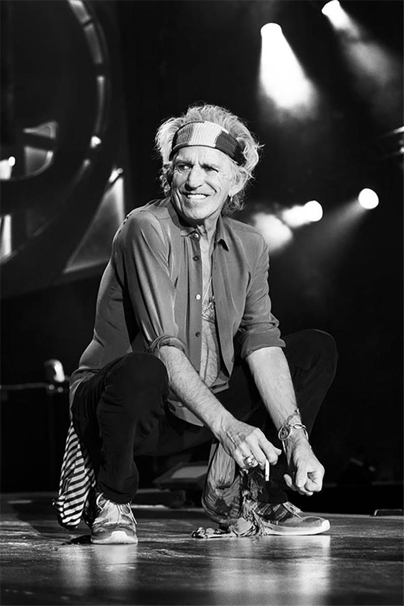 Black and White Photograph Rene Huemer - Keith Richards, The Rolling Stones, 2014