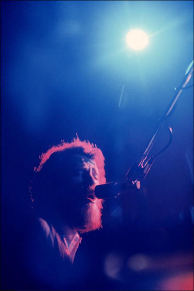 Elliott Landy Color Photograph - Levon Helm, The Band, Fillmore East, NYC, 1969