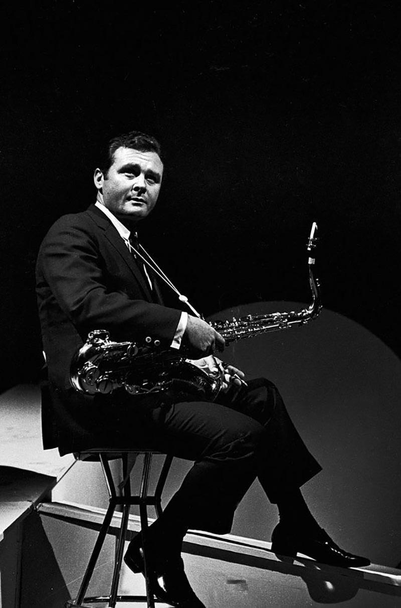 Lee Tanner Black and White Photograph - Stan Getz