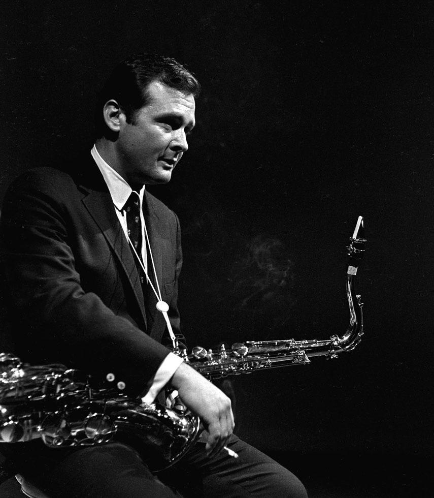 Lee Tanner Black and White Photograph - Stan Getz
