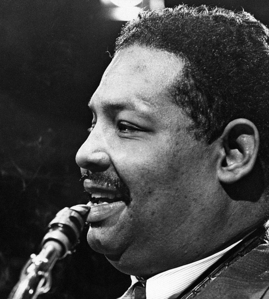 Lee Tanner Black and White Photograph - Cannonball Adderley