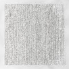 Minimalist Abstract Contemporary Dry Point On Paper "Square" #4