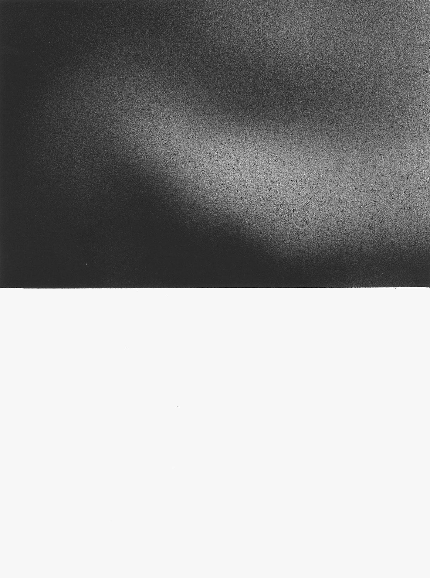 Minimalist Abstract Contemporary Drawings Black and White Hélène Paris – Art von Françoise Perronno