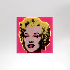 AFTER ANDY WARHOL - Marilyn YP x Andy Warhol. Design Neon LED Lamp. Pop Art