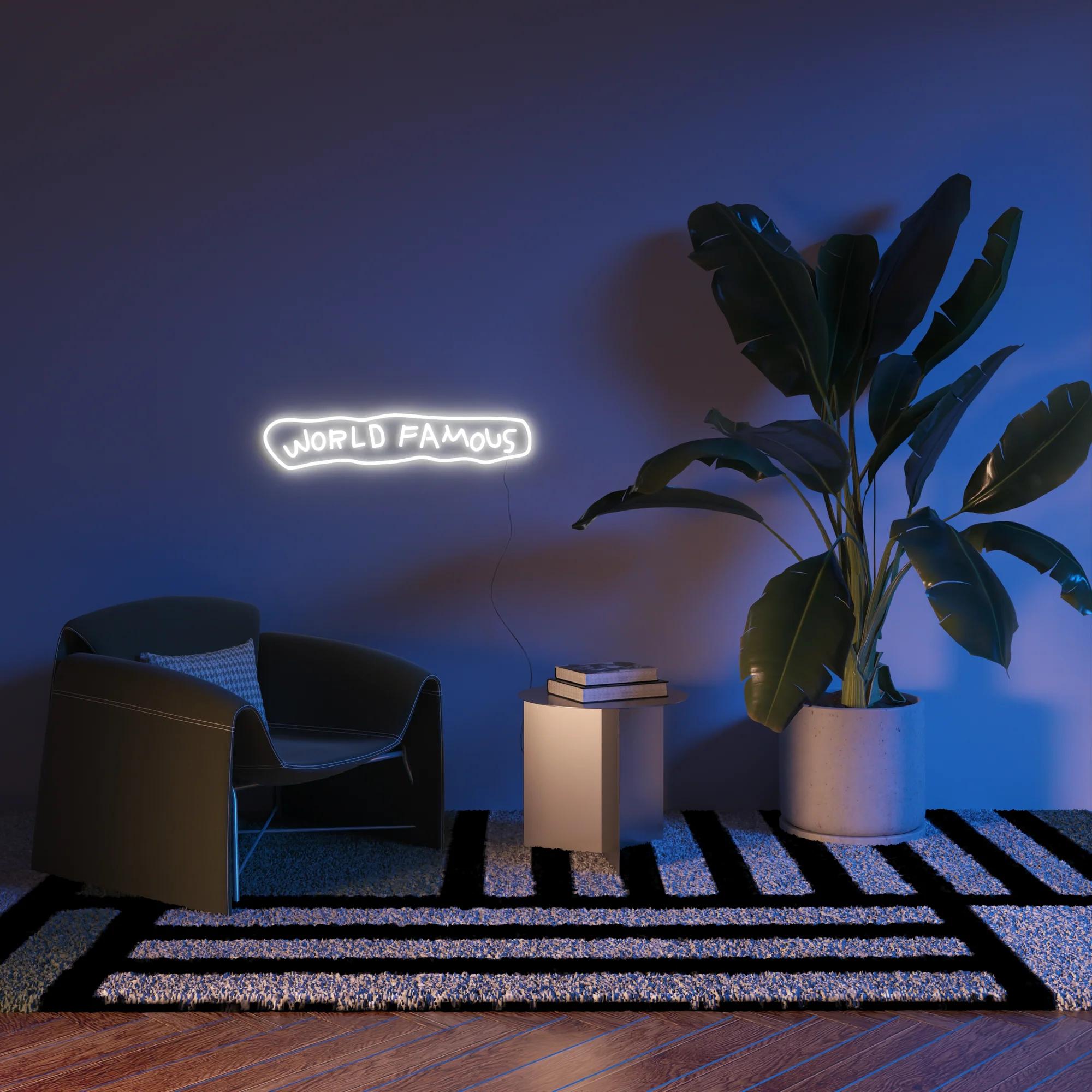 Jean-Michel BASQUIAT - World Famous YP x JM Basquiat Design Neon LED Lamp 2