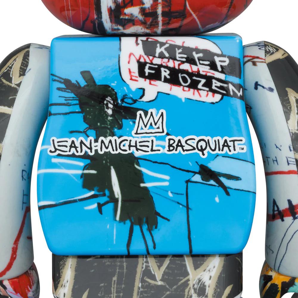BEARBRICK BASQUIAT SPECIAL 400% & 100% Medicom Toy Japan Vinyl Figur Pop Art 1