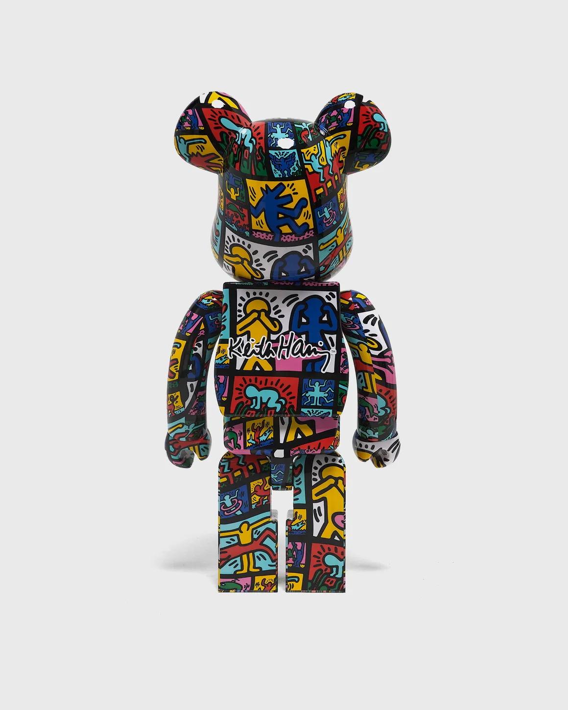 BEARBRICK KEITH HARING #10 1000% Medicom Toy Japan Vinyl figure - Modern Art by Jean-Michel Basquiat