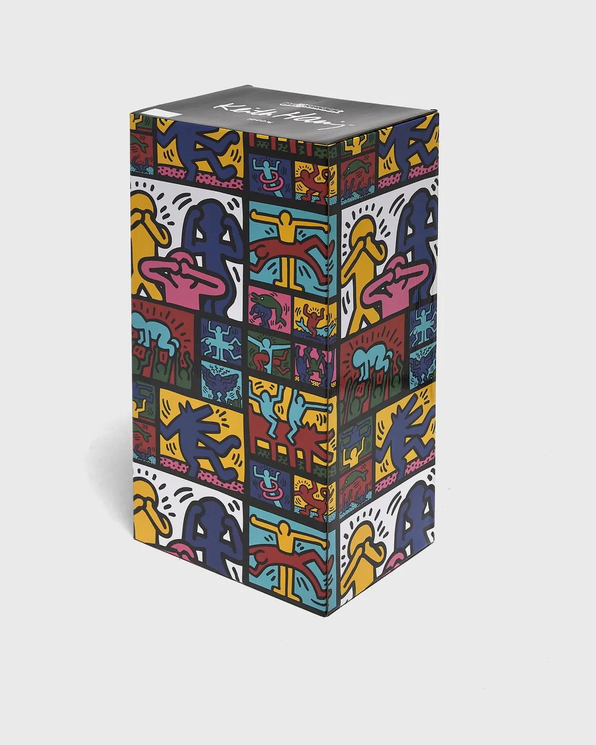 BEARBRICK - Keith Haring #10 1000%
Date of creation: 2022
Medium: Vinyl figure
Edition: Open
Size: 70 x 25 x 25 cm
Condition: In mint conditions, inside its original package
Observations:
Vinyl figure published in 2022 by Medicom Toys. Sent inside
