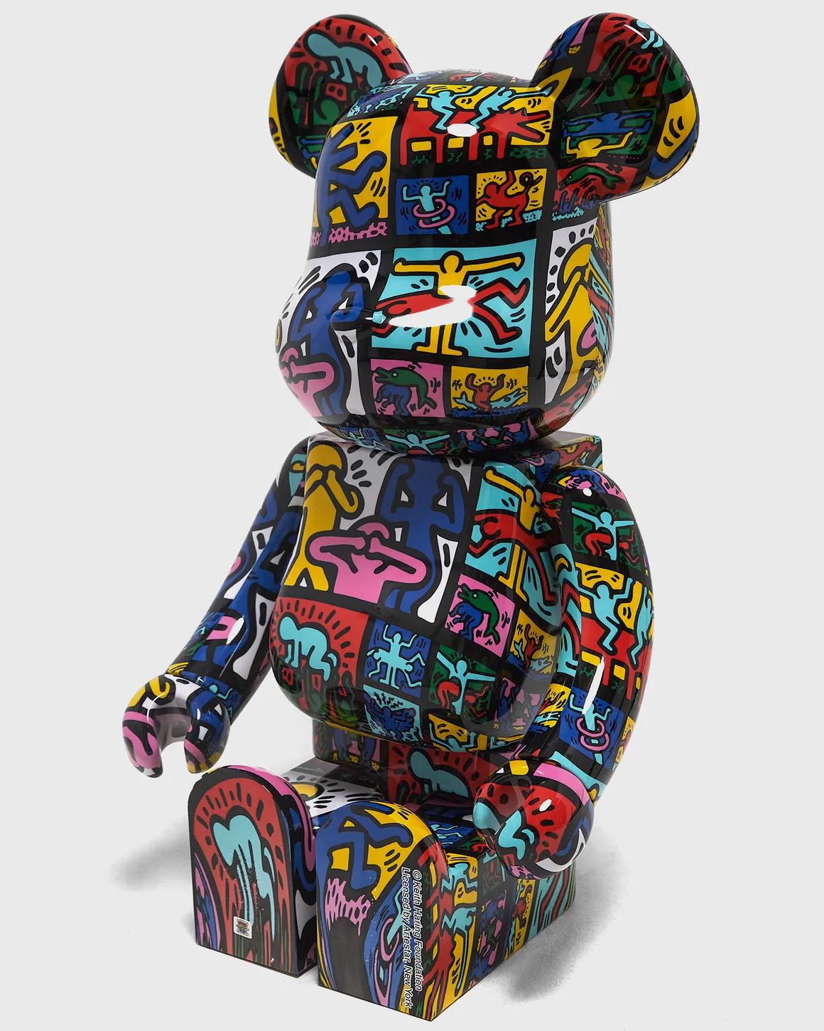 BEARBRICK KEITH HARING #10 1000% Medicom Toy Japan Vinyl figure For Sale 1
