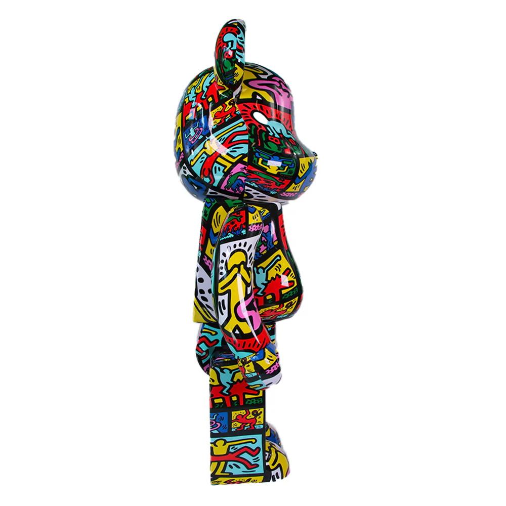 BEARBRICK KEITH HARING #10 1000% Medicom Toy Japan Vinyl figure For Sale 2
