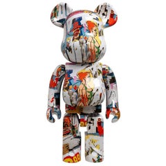BEARBRICK Warhol x Basquiat 400% y 100% Medicom Toy Japón Figura de vinilo Pop Art