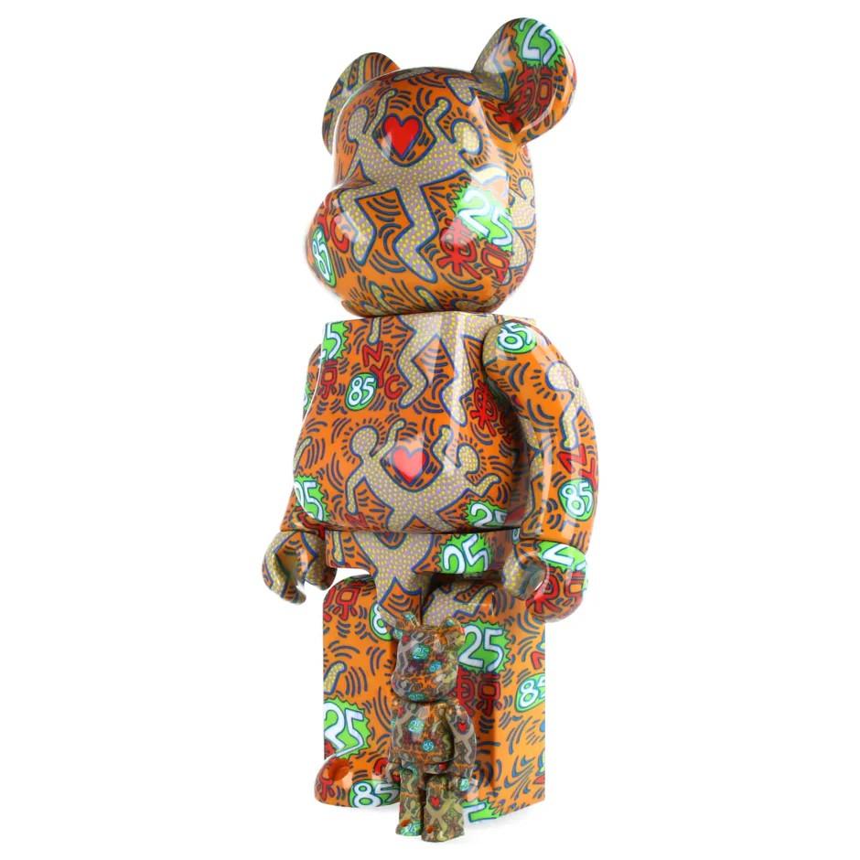 BEARBRICK HARING spécial, 400 % et 100 % Medicom Toy Japan, figure en vinyle Pop Art en vente 1